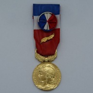 Francja - Medal / Honneur et Travail (1)