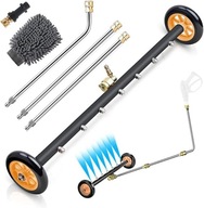 Wielofunkcyjna Myjka Wózek do Mycia Podwozia Kostki Brukowej z 3 Lancami