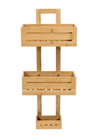 PÓŁKI BAMBUSOWE REGAŁ POD PRYSZNIC ORGANIZER WISZĄCY DO ŁAZIENKI KUCHNI