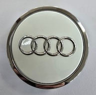 DEKIELKI AUDI ORGINAŁ ŚREDNICA ZEW. 69MM OTWÓR MONTAŻOWY 57MM CZARNE, BIAŁE