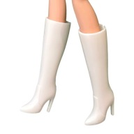 Ubranka dla lalki B. - Wysokie białe kozaczki !!!