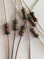 6x Rezystor 37,4 kOhm, 0,5%, 0,25 W