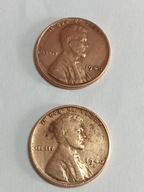 1 cent zestaw monet lata '40 USA