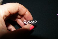 nausznica ażurowa - szeroka