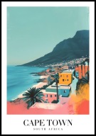 A2 PLAKAT KAPSZTAD RPA REPUBLIKA POŁUDNIOWEJ AFRYKI CAPE TOWN SOUTH AFRICA