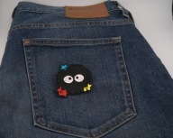 Naszywka Haftowana DUSZEK KURZU Studio Ghibli – 6,5 x 6 cm