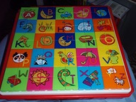 PUZZLE 100 el. klocki angielski ALFABET - 25 liter