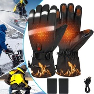 RĘKAWICE MOTOCYKLOWE PODGRZEWANE, CIEPŁE ELEKTRYCZNE RĘKAWICE + 2x BATERIA