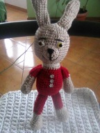 zajaczek na szydełku