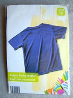 KOSZULKA CHŁOPIĘCA FUNKCYJNA SPORTOWA BLUE 122/128