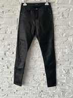 Spodnie damskie M. Sara ala skóra rozciągliwe rozm. S