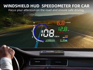 HUD WYŚWIETLACZ PROJEKTOR 5.5" NA SZYBĘ OBD-2