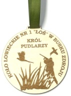 MEDAL MYŚLIWSKI KRÓL PUDLARZY BAŻANT