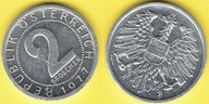 AUSTRIA 2 Groschen 1977 r.