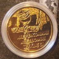 ŻOŁNIERZE - NIEPOKONANI NIEZŁOMNI WYKLĘCI - NUMIZMAT PLATEROWANY, BLISTER