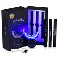 ZESTAW DO WYBIELANIA ZĘBÓW Z LAMOĄ LED IVISMILE WYBIELANIE W DOMU PREMIUM