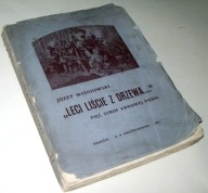 "LECI LIŚCIE Z DRZEWA..." PIĘĆ STROF... Józef Wiśniowski Autograf /1913