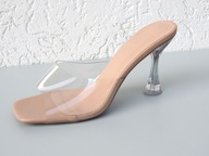 Przezroczyste klapki roz 40