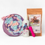 Box dla psa powitalny dla szczeniaka, prezent dla psa