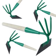 2W1 MOTYKA Z WIDEŁKAMI KOPACZKA SPULCHNIACZ MOTYCZKA HACZKA OGRODOWA 10 CM