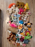 Zestaw maskotek 45szt uszkodzone Z584