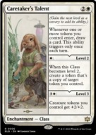 MTG Caretaker's Talent Rare BLB