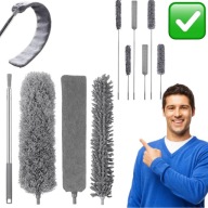 MIOTEŁKA DO KURZU SZCZOTKA ZMIOTKA TELESKOPOWA 4 RÓŻNE WKŁADY SOLIDNA MOCNA