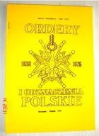 Ordery i odznaczenia Polskie 1638-1975