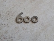 Fiat Seicento 600 emblemat tył tylnej klapy bagażnika