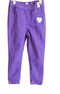 Jegginsy dziecięce dżinsowe fiolet 86