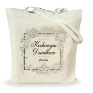 Torba eko bawełniana zakupy - Twój napis