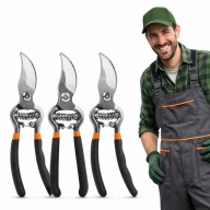 SEKATOR OGRODOWY DO GAŁĘZI STALOWY OSTRY BRADAS CARBON MOCNY SOLIDNY 8 CALI