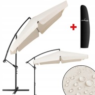 Parasol Ogrodowy 350cm Lehmann Vihma Duży UV Regulowany Pokrowiec