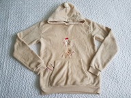 Pepco puszysta bluza beżowa pierniczki roz 170