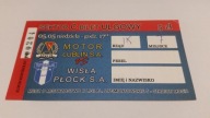 bilet MOTOR Lublin - WISŁA Płock 05.05.2013
