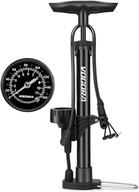 Pompka Rowerowa z manometrem 11bar Stalowa,Ręczna| Do rowerów, opon i piłek
