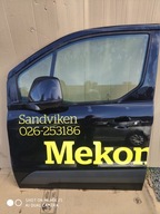 Ford Connect Mk2 drzwi przód lewe czarne kompletne