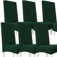 6xELASTYCZNY POKROWIEC ETUI OCHRONA NA KRZESŁO BUTELKOWA ZIELEŃ UNIWERSALNY