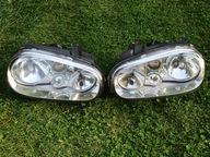 REFLEKTOR LAMPA Lewa Prawa Przód VW GOLF IV 97- HELLA Reflektory Ładne