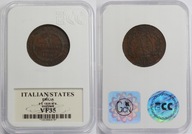 WŁOCHY 5 CENTESIMI 1826 Carlo Felice RZADSZA SLAB