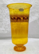 Wazon kolekcjonerski - Lauschaglass lata 50-te XXw śliczny 18cm - Sygnowany