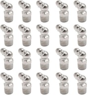 Kalamitki kątowe smarowniczki 1/8 cala 45° niklowana 20 szt. stożkowa