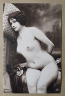 Série 98 – akt kobiecy Belle Époque – archiwalna fotografia (reprodukcja)