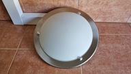 Oprawa Lampa Plafon okrągła 1x E27 do LED srebrny