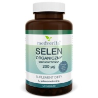 MEDVERITA Selen Organiczny L-Selenometionina 200 µg 120 kaps.