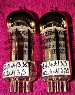 2 x 12bh7A Electro Harmonix GAIN 108% NOS