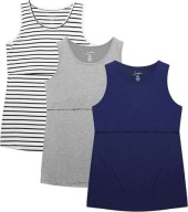 Koszula do karmienia Ciążowa Elastyczna Letnia Zestaw 3 szt Rozmiar M