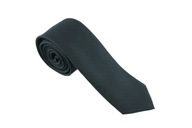 KRAWAT CZARNY, KLASYCZNY, BAWEŁNIANY