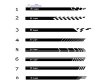 naklejki sportowe pasy vw lupo