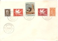 ESTONIA EESTI VILJANDI -koperta znaczki -obieg 1941 rok lipiec